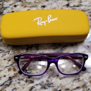 Ray-Ban, kids eyeglasses, purple